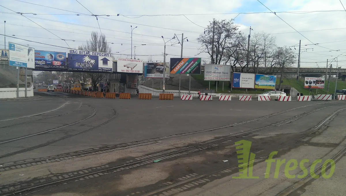 Пересыпь перекрыли в связи с ремонтными работами