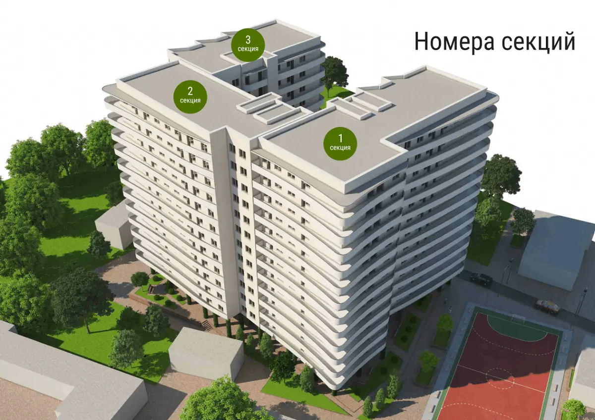 ЖК Сады Семирамиды СК Фамильный дом Визуализация 4