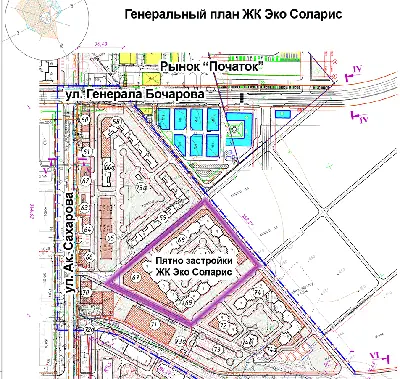 ЖК Eco Solaris (Эко Соларис) / Генплан