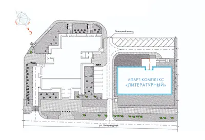 Апарт- комплекс Литературный ген план