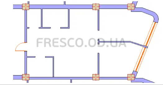 Однокомнатная квартира · 71.5 м² · Морская симфония