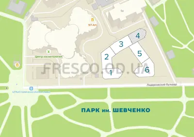 ЖК Лидерсовский план озеленения