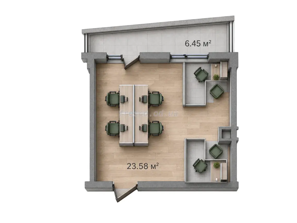Студия · 26.81 м² · ЖК UNITY TOWERS (ЮНИТИ ТАУЭРС)