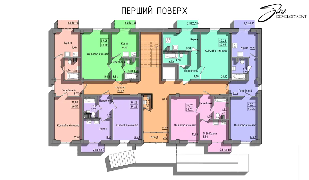 КД Сокол план 1 этажа