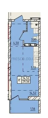 Студия · 29.56 м² · ЖК Сити Парк