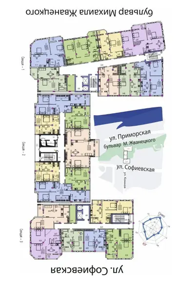 ЖК Дом Потоцкого генплан