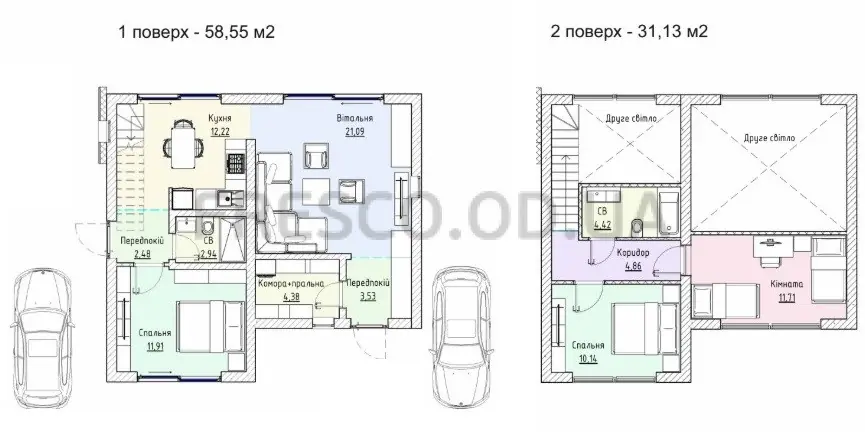 Четырёхкомнатная квартира · 89.68 м² · Гросс либенталь