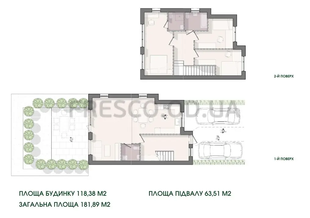 Таунхаус · 181.9 м² · Гарден Сити