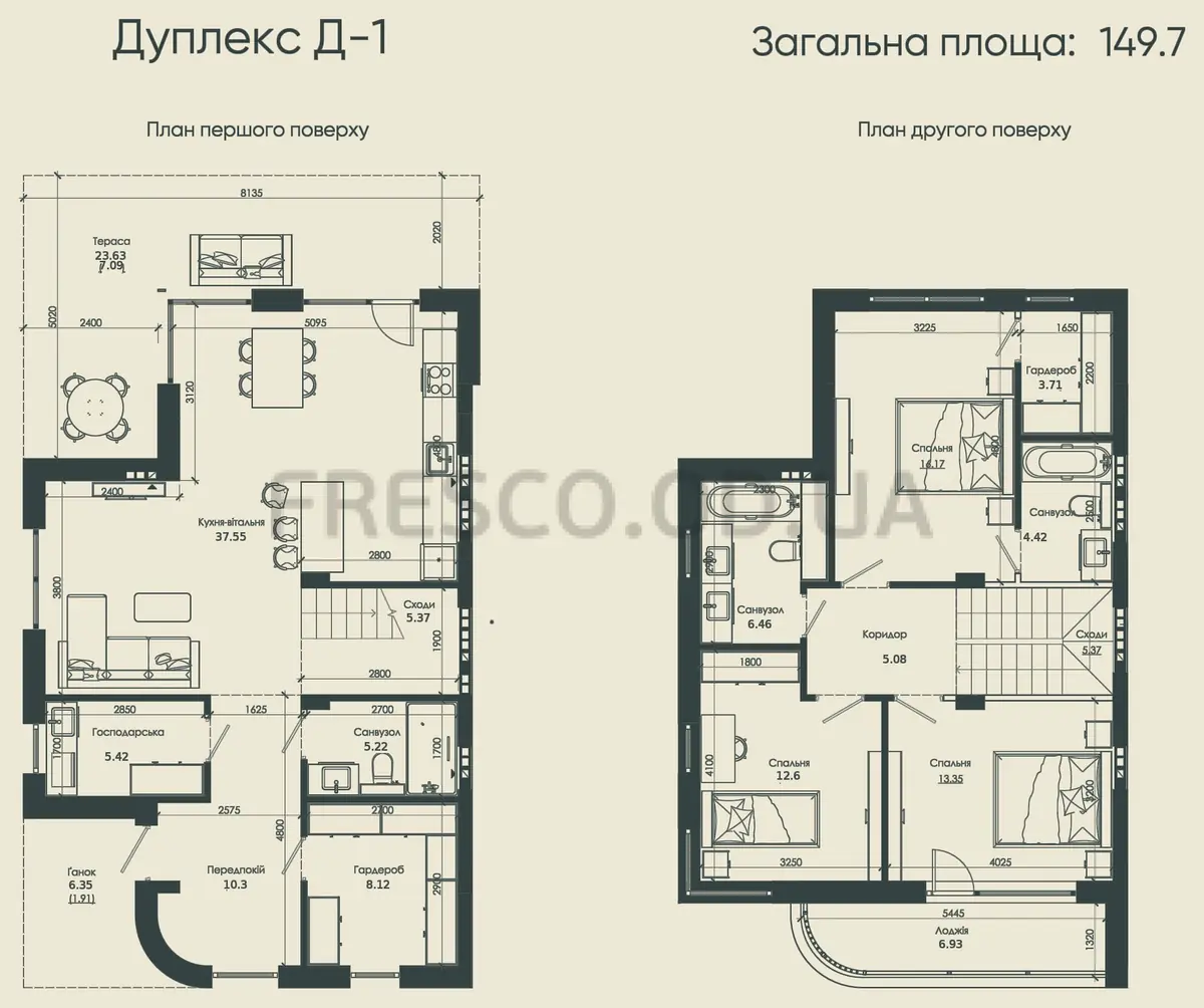 Таунхаус · 149.69 м² · Коттеджи One Club Village